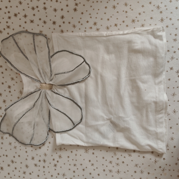 2/25 Little Princess Unicorn Tank Top with butterflies  wings - Picture 5 of 9